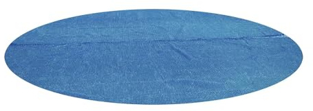 Bestway Flowclear 15 Feet Round Above Ground Solar Pool Cover Only for Pool Water Maintenance of Swimming Pools 16 Feet in Diameter, Blue