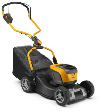 STIGA Collector 543e Kit Rasaerba a Batteria, Sacco di Raccolta da 60 L, Motore Senza Spazzole, Batteria ePower 48V 4Ah, Fino a 400 m²