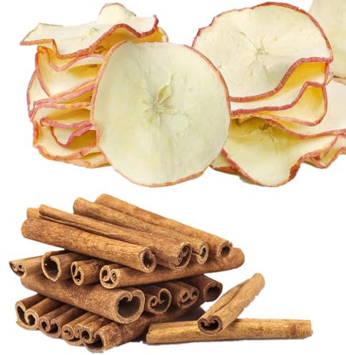 Potpourri da piano cottura di Natale con fette di mela essiccate e bastoncini di cannella, potpourri per il Ringraziamento, profumi autunnali, regalo per hostess di inaugurazione della casa, autunno