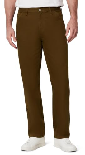 Amazon Essentials Jean de travail rigide coupe décontractée pour homme Homme, Brun Profond, 38W