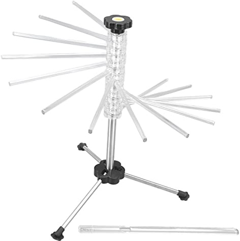 Stendipasta Manuale In Acciaio Inox, Portatile Pieghevole, 33.5x41.5 cm - Risparmio Spazio, Facile Da Usare, Per Casalinga