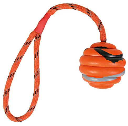 TRIXIE Wellenball am Seil, Naturgummi