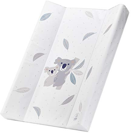 Rotho Babydesign Wickelauflage Keil (50 x 70 cm) - wickelauflage - wickeltischauflage - abwaschbar - wickelmatte - wasserdicht - Motiv Koala