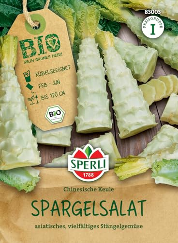 Sperli BIO Spargelsalatsamen Chinesische Keule 83003, Gemüsesaat