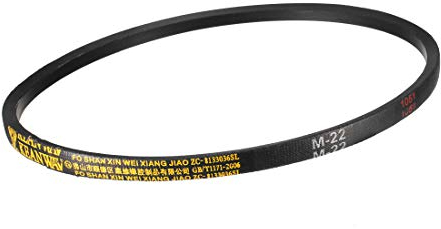 sourcing map Correa en V de Transmisión M-22, Circunferencia Interior de 21, Correa de Transmisión de Energía de Caucho