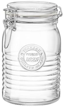 Bormioli Rocco 540635MTV121990 Officina1825 Glas mit Bügelverschluss, 6 Stück, durchsichtig