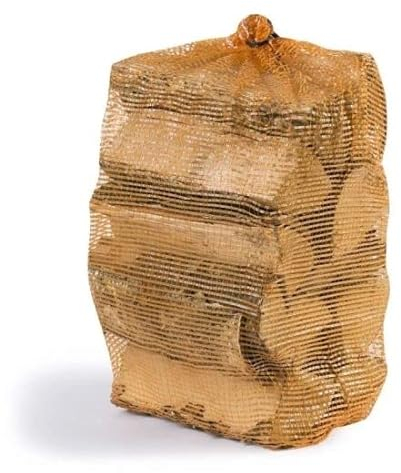 Bûches de bois dur séchées au four en chêne des Appennins Italien filet 31L - Bois de chauffage idéal pour toutes les utilisations