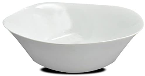 JUANIO Juego de 24 Ensaladeras, Fuentes para Servir, Fuente para Sopa, Fuente para Postre de Vidrio Opal - Diámetro 12 cm/Profundidad 12 x Altura 4 cm