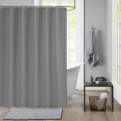 meioro Duschdraperier i solid färg, vattentätt PEVA duschdraperi med duschdraperiringar, vattentätt och mögelbeständigt duschdraperi duschdraperi badrum badkar (bredd 200 cm x höjd 240 cm)