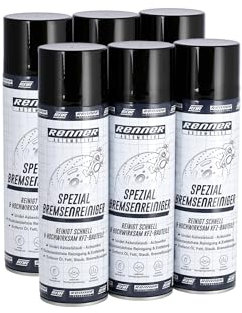 Set di 6 detergenti speciali per freni Renner – 500 ml
