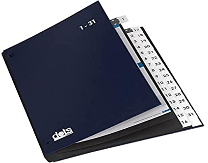dots 44200-02 Dots Pultordner 1-31 blau