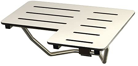 Kingston Brass KBSS2821 Adascape Shower Seat, Brushed Stainless Steel