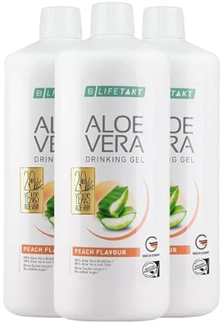 LR Aloe Vera Drinking Gel Pfirsich 3 Flaschen (3000ml)