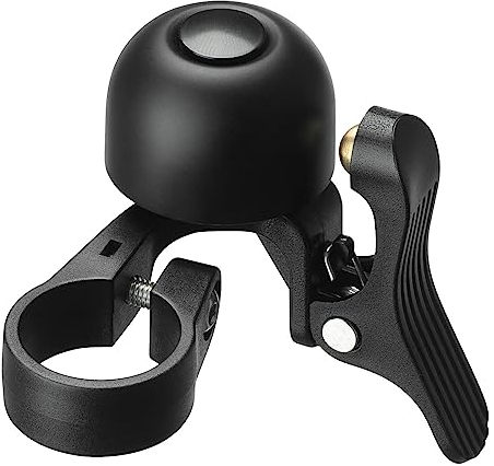 ROCKBROS Fahrradklingel Mini Klingel Fahrrad Fahrradglocke Links/Rechts 100dB Laut und Versteckt Kupferlegierung Lenkerklingel für Fahrrad Kinderfahrrad MTB Rennrad mit 22,2mm Lenker