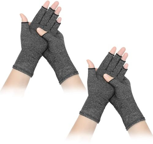 SUPERFA 2 Paar Arthritis-Handschuhe für Frauen und Männer - Kompressionshandschuhe zur Linderung von Arthritis-Schmerzen, Rheuma und Arthrose, zum Tippen und für die tägliche Arbeit