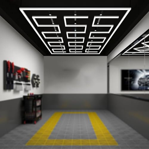 Arch Honeycomb Garage Light Transform Your Space,Create a Comfortable Atmosphere Waterproof and Heat Dissipation