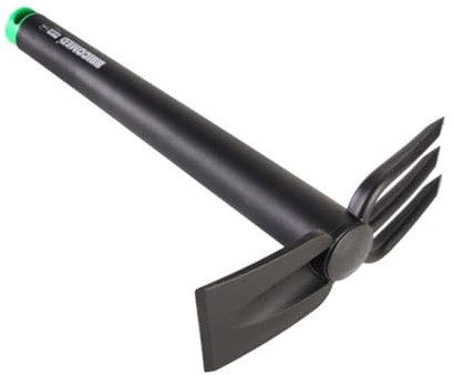 Azadilla y tridente Top ABS 32cm de Jardin.- Bricomed. Doble azada con 3 Dientes. Ideal para airear la Tierra y Quitar maleza.