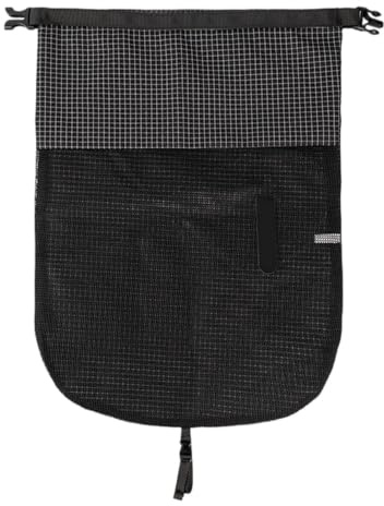 Skopåsar för resebruk Andningsbart mesh snabbtorkande med dragkedja | hopfällbar tvättsäck Passar sneakers, kläder, vandring, backpacking, klättring, camping, äventyr
