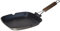 Home ANTIKARS Bistecchiera Antiaderente delizia Manico 26x26 Pentole e Preparazione, Alluminio pressofuso, Nero, 26 cm