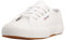 Superga Damen 2750 Tumbled Leder Gymnastikschuhe, Weiß White 900, 42.5 EU