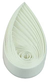ODETOJOY 120 st pappersremsor 5 mm quilling papper 5 mm hantverk enfärgade pappersremsor (kräm)