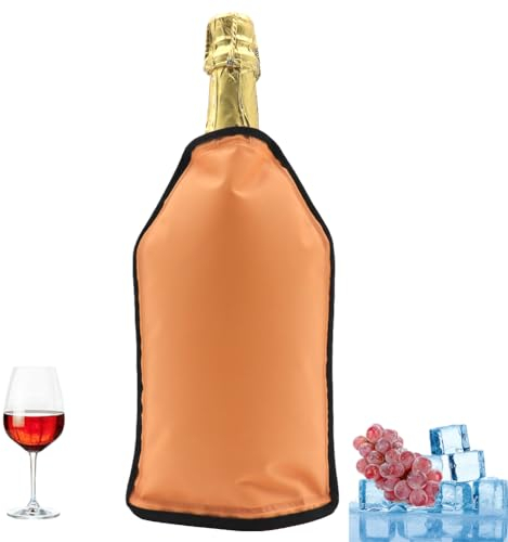 Borsa refrigerante per bottiglie di vino, custodia refrigerante per vino, mantiene vino, champagne o bevande refrigerate per ore, protettivo, portatile