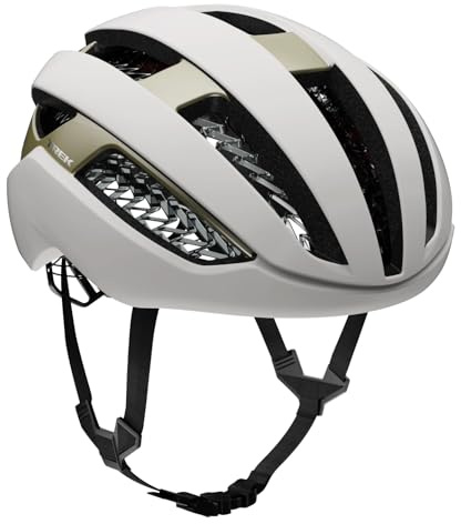 Bontrager Circuit WaveCel Rennrad Fahrrad Helm weiß/braun 2026: Größe: S (51-57cm)