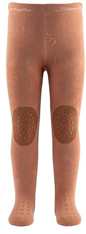 Sterntaler Unisex Krabbelstrumpfhose Uni, lichtbraun, 86