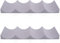 2 PCS Wine Rack Refrigerator Bottle Holders for Fridge Bottles Shelf Anti Slip European Style Bottle Display Mat for Table Pantry Cabinet Beer Holder (Grey)