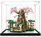 Acrylic Display Case for Leg-o 77092 The Legend of Zelda Deku Tree, Building Block Acrylic Showcase Display Box, Transparent Box (No Model) (Customizable background) (Mirror Base - 2mm)