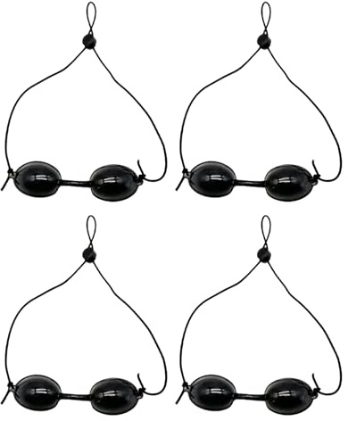 RANYAKE Paquete de 4 gafas protectoras para protección ocular de luz roja, gafas de cama de bronceado para mujer, gafas de sol para tomar el sol y proceso de luz LED IPL