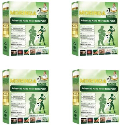 Moringa Nano Micro Needles Patch | Multifunktionell vård, vikthantering, glykemisk balans, ledstöd och cirkulation