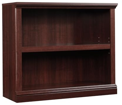 Sauder Miscellaneous Storage 2-Shelf Bookcase/book shelf, Select Cherry finish