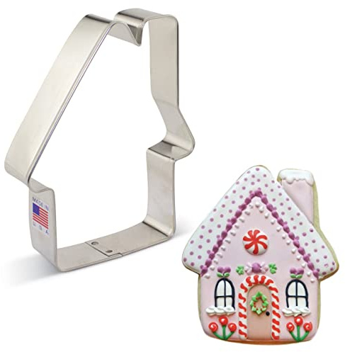 Ann Clark Gingerbread House Cookie Cutter Large 4-1/2, Made in USA
