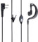 Headset mit Mikrofon PNI HF32 mit 2 Pins Midland Plug
