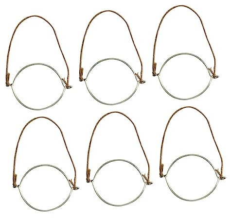 MAGICLULU 6 Pièces Poignées De Bocaux Corde Crochets Pour Bocaux De Conserve Assemblent à Mains Nues Sans Outil à Ouverture Standard