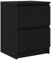 vidaXL TV-Schrank Schwarz 40x35x54 cm Holzwerkstoff, TV-Möbel, TV-Board, TV-Sideboard, TV-Ständer, TV-Bank, Fernsehschrank, Fernsehtisch, Fernsehmöbel