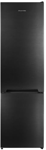 Russell Hobbs Freestanding 60/40 Split C Class Fridge Freezer, 331L Total Capacity, Total No Frost, 4 Star Freezer Rating, Adjustable Feet, Reversible Door in Anthracite, RH185FF601C1AN