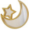 Vassoio decorativo a forma di luna e stella, per esporre frutta, dessert e pasticcini, spuntini, piatto da pranzo, decorazione per tavolo da pranzo
