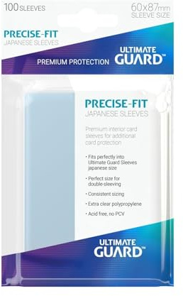 Ultimate Guard Precise-Fit Sleeves Japanische Größe Transparent (100)