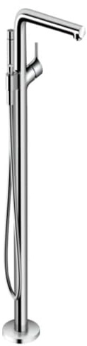 Hansgrohe 72412000 Talis S grifo de pie con ducha de mano para bañera, cromo
