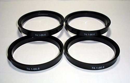 4 CENTRADORES DE LLANTA 74.1-66.6 AROS PARA LLANTAS ATS AVUS BINNO CMS DBV INFINY JAPAN RACING MAK PLW PROLINE RH SCHMIDT WSP ITALY