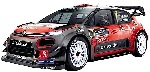 Mondo Motors, Citroen C3 WRC, Modelo a Escala 1:24, hasta 8 km/h de Velocidad, Coche de Juguete para Niños 63536