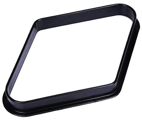 BILMAG Billard Zubehör Rhombus Raute Basic für Pool Billard 9-Ball, 57,2mm Kugeln, schwarz PVC