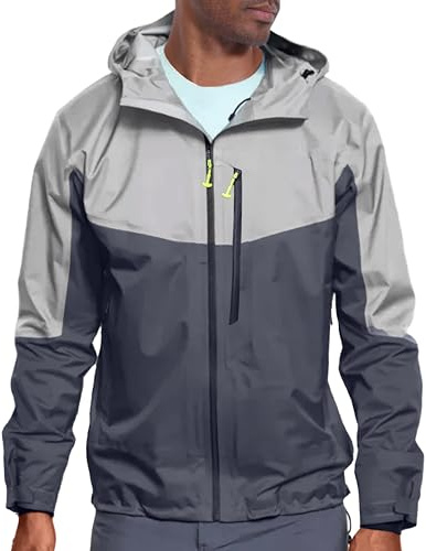 NAVIS MARINE Flugfiske, vadningsjacka för män och kvinnor – ultralätt 3L-Gore PRO-Tex vattentät 2-tonad funktionell design, stålgrå, XL