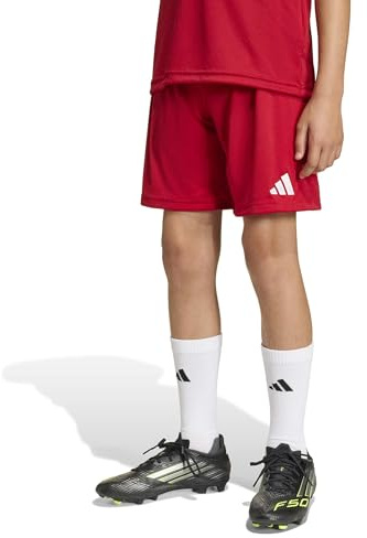 adidas Unisex niños Entrada26 Kids Shorts, Team Power Red 2/White, 11-12 Years