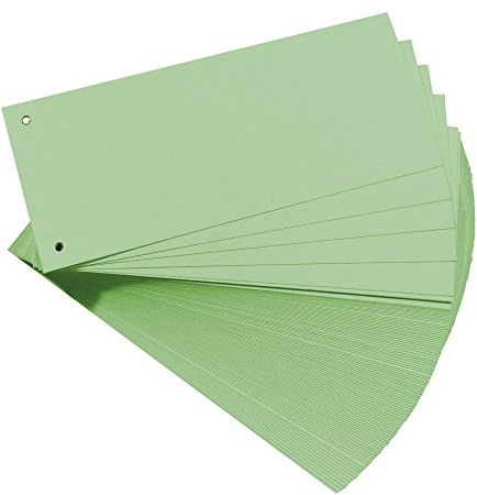 Herlitz Trennstreifen, Grün, 100 Stück