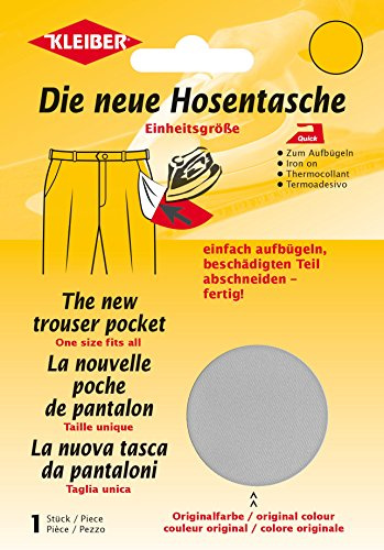 Kleiber Unisex Quick Ersatzhosentasche, Grau, Einheitsgröße EU