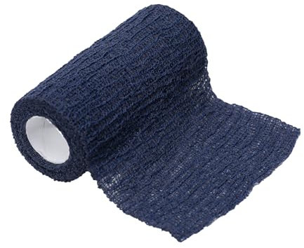 GIMA - Benda elastica coesiva per fissaggio e sostegno, 4m x 6 cm, confezione da 10, blu, 34665