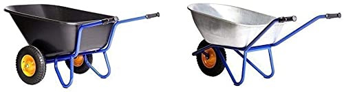 Kelberg 2 in 1: 2-Rad Hof-Schubkarre 290L & Kelberg Schubkarre AGRO 150L